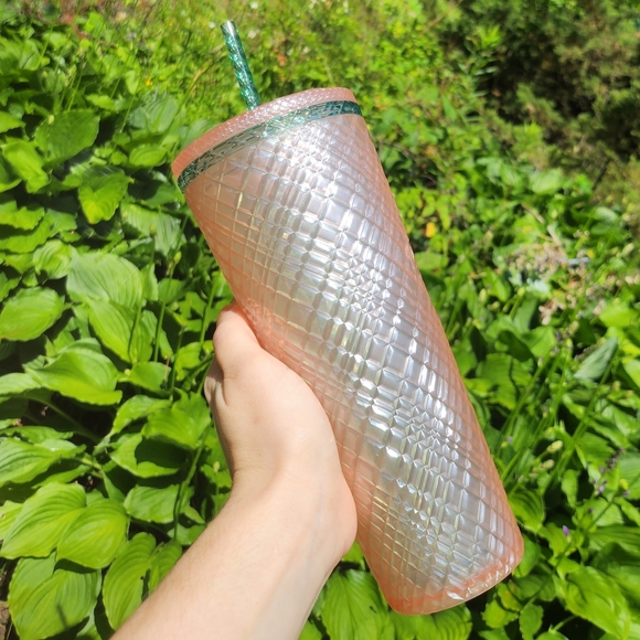 . Starbucks Jeweled Pearl & Mint Cold Cup/Tumbler - Picture 4 of 14